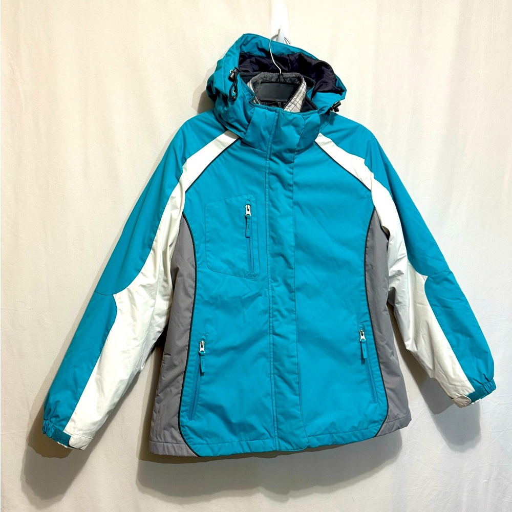 cg-l-cg Winter Coat with Removable Light Jacket Women’s Size Large